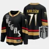 vegas golden knights william karlsson 2023 stanley cup final special edition jersey black