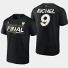 vgk jack eichel black 2023 stanley cup final authentic pro name number t shirt