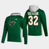 wild filip gustavsson green skate lace up hoodie