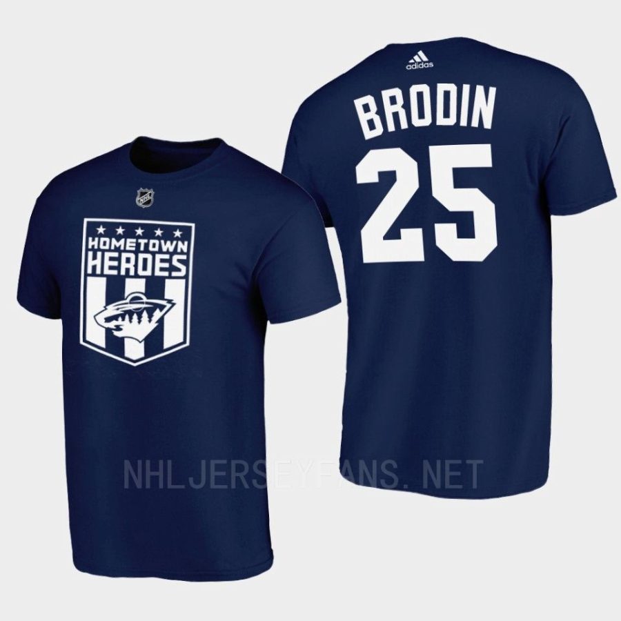 wild jonas brodin navy hometown heroes series law enforcement appreciation night t shirt