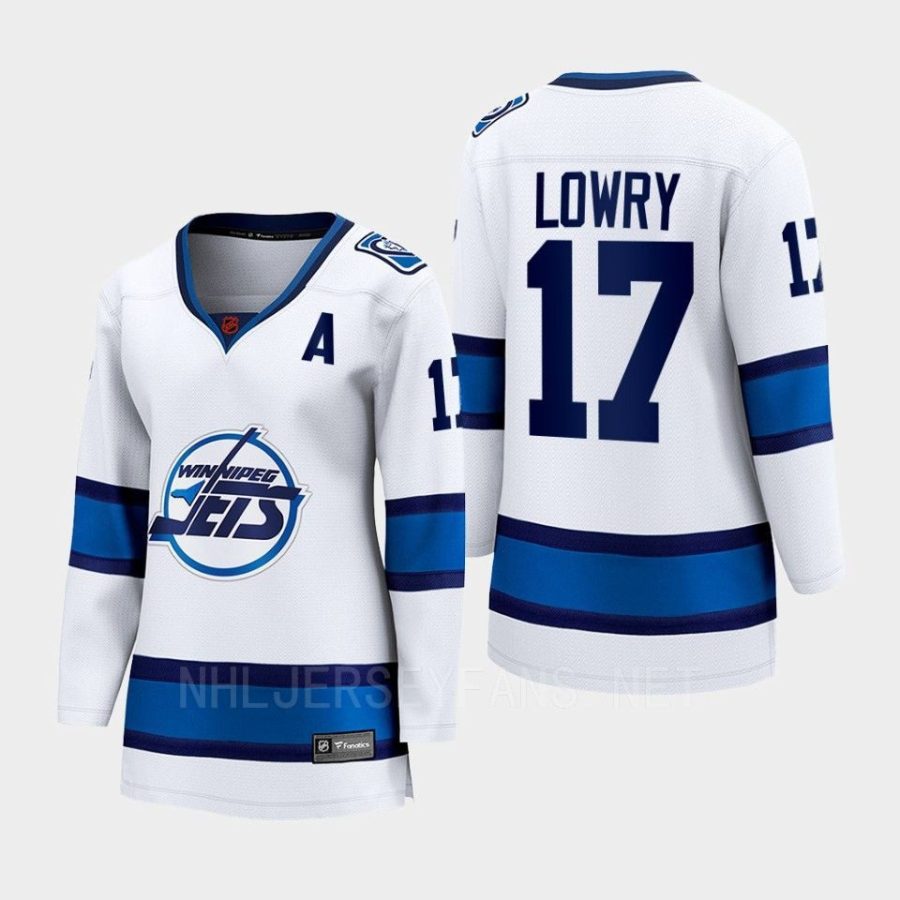 winnipeg jets adam lowry special edition 2.0 2022 breakaway retro jersey white