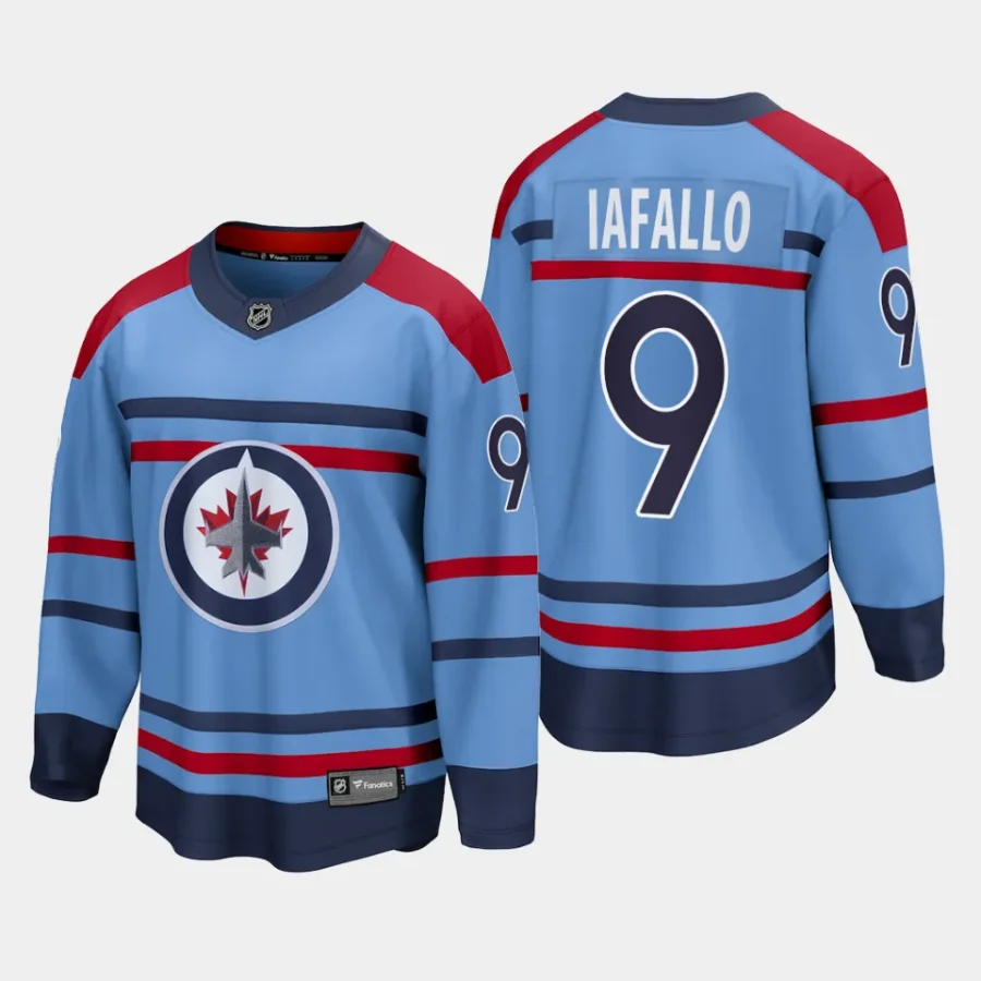 winnipeg jets alex iafallo rcaf centennial 2023 24 premier breakaway player jersey light blue