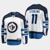 winnipeg jets kevin stenlund away 2022 breakaway player jersey white