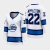 winnipeg jets mason appleton special edition 2.0 2022 breakaway retro jersey white