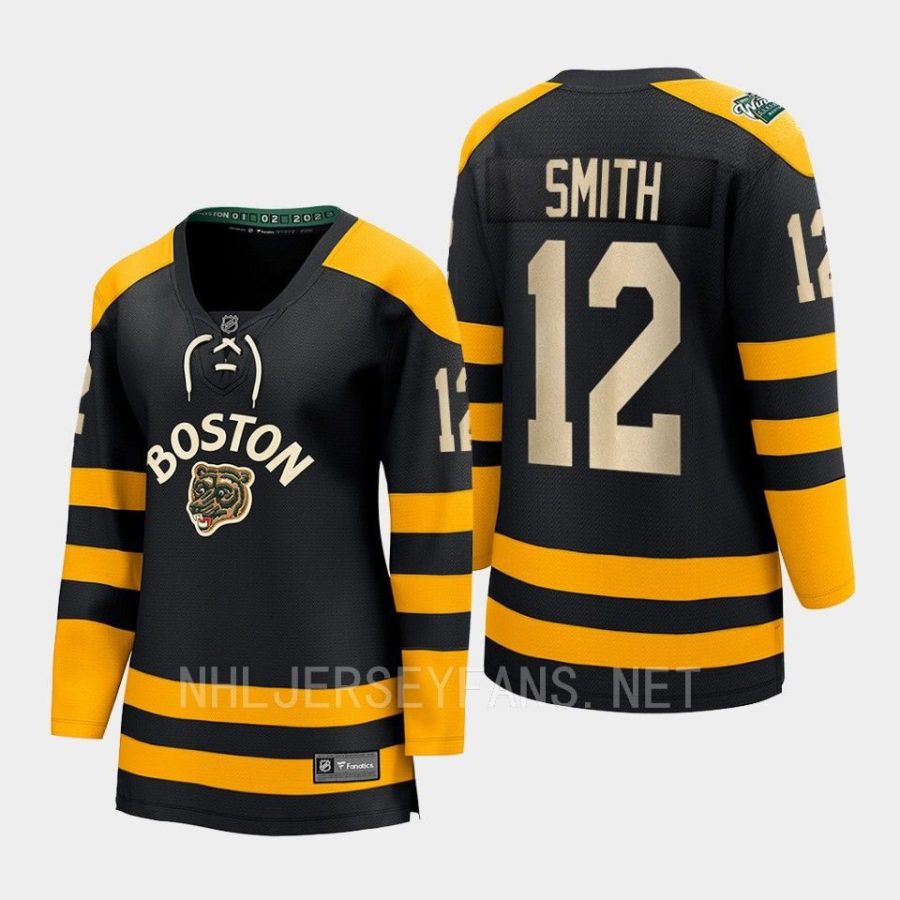 women bruins craig smith black 2023 winter classic breakaway jersey