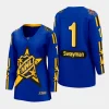 women bruins jeremy swayman blue 2024 nhl all star game breakaway jersey