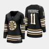 women bruins trent frederic black 2023 24 100th anniversary premier breakaway player jersey