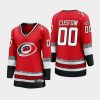 women hurricanes custom red 25th anniversary premier jersey