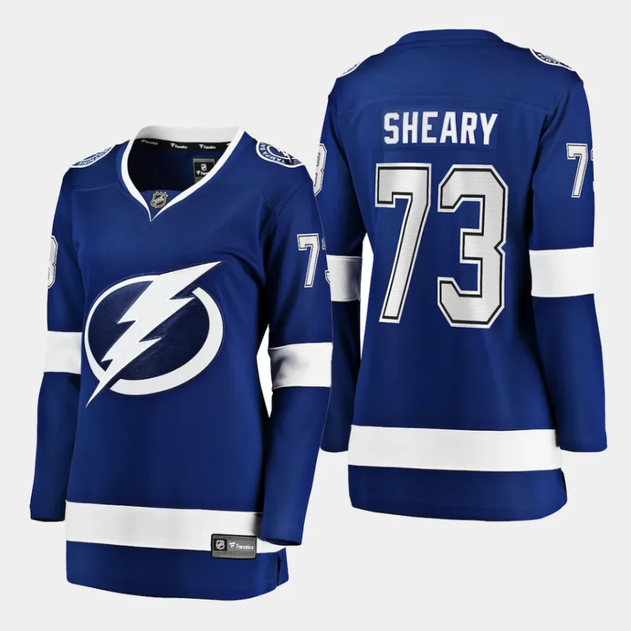 women lightning conor sheary blue home breakaway player jersey