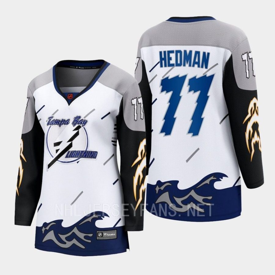 women lightning victor hedman white 2022 special edition 2.0 breakaway retro jersey