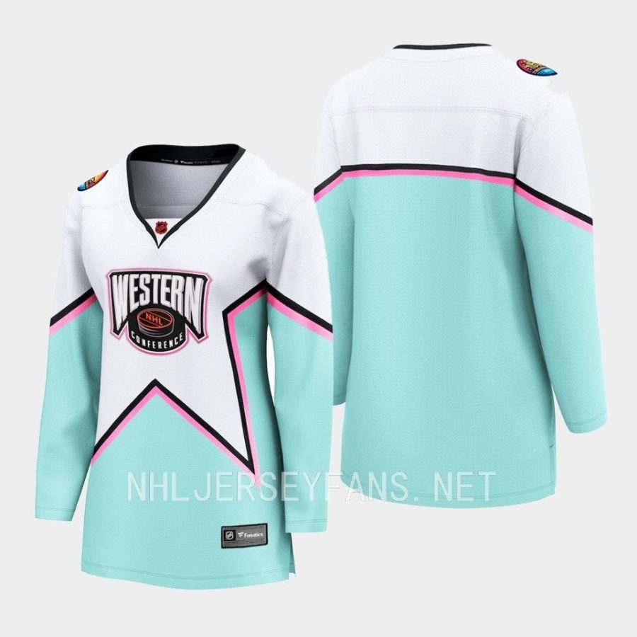 women nhl western conference white 2023 all star game breakaway jersey