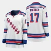 women ny rangers blake wheeler white away breakaway player jersey