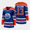 women oilers jesse puljujarvi royal 2022 23 home premier breakaway player jersey