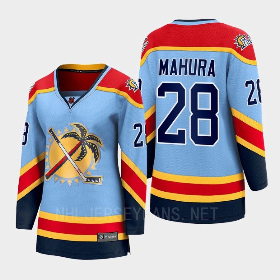 women panthers josh mahura blue 2022 special edition 2.0 breakaway player retro jersey