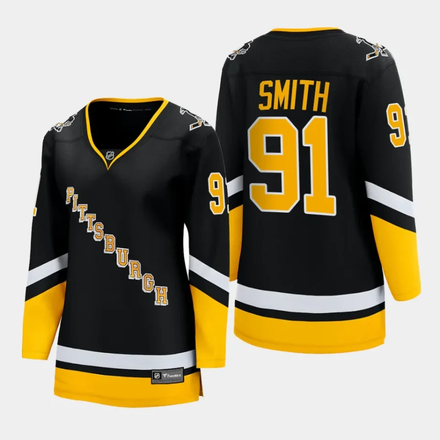 women penguins reilly smith black alternate premier breakaway jersey