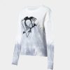 women pittsburgh penguins concepts sport gray white orchard tie dye long sleeve t shirt