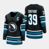 women sharks logan couture black 2023 24 cali fin 3rd alternate breakaway player jersey