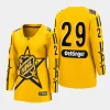 women stars jake oettinger yellow 2024 nhl all star game breakaway jersey