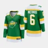 women wild dakota mermis green 2023 24 alternate premier breakaway player jersey