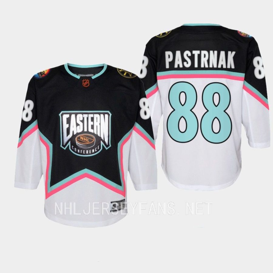 youth bruins david pastrnak black 2023 nhl all star eastern conference premier jersey