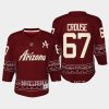 youth coyotes lawson crouse garnet 2022 23 desert night alternate replica player jersey