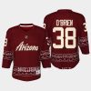 youth coyotes liam obrien garnet 2022 23 desert night alternate replica player jersey