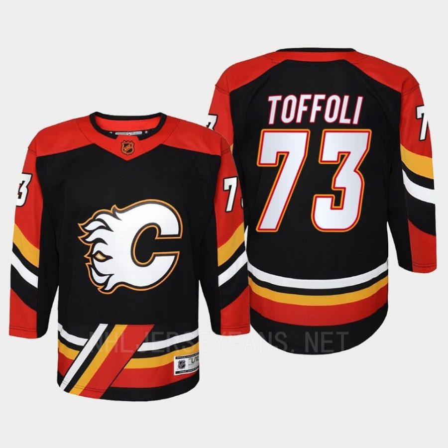 youth flames tyler toffoli black 2022 special edition 2.0 replica retro jersey