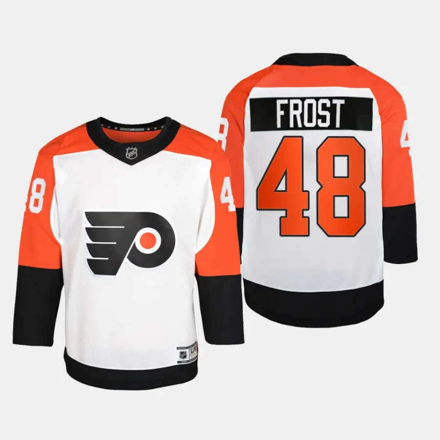 youth flyers morgan frost white 2023 24 away premier player jersey