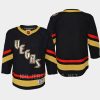 youth golden knights blank black 2022 special edition 2.0 premier retro jersey