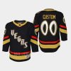 youth golden knights custom black 2022 special edition 2.0 premier retro jersey