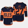 youth islanders anders lee navy 2024 nhl stadium series premier player jersey