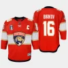 youth panthers aleksander barkov red 2023 stanley cup final home premier player jersey