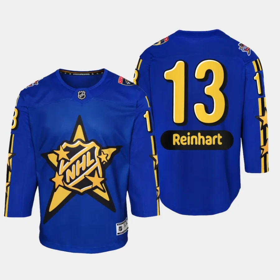 youth panthers sam reinhart blue 2024 nhl all star game premier jersey