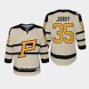 youth penguins tristan jarry cream 2023 winter classic premier jersey