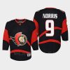 youth senators josh norris black 2022 special edition 2.0 replica retro jersey