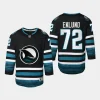 youth sharks william eklund black 2023 24 cali fin 3rd alternate replica jersey