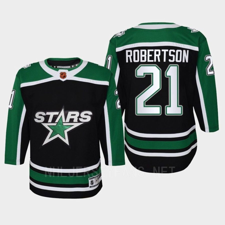 youth stars jason robertson black 2022 special edition 2.0 replica retro jersey